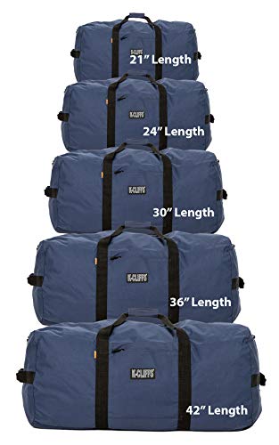 Heavy Duty Cargo Duffel Large Sport Gear Drum Set Equipment Hardware Travel Bag Rooftop Rack Bag - color: Navy, size: 30" x 15" x 15"