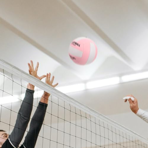BESTonZON Inflatable Soft Volleyball PU Practice Training Ball for Indoor Outdoor Beach Stitched Entrance Examination Sports Ball with Enhanced Control and Accuracy
