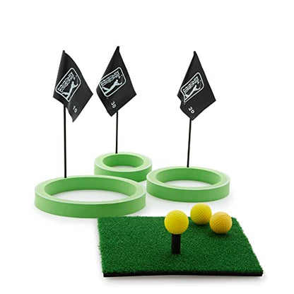 PGA TOUR Men's 3 Target Golf Chipping Game, Caviar, One Size