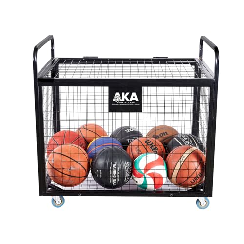 Ball Storage Cart, Sports Equipment Organizer