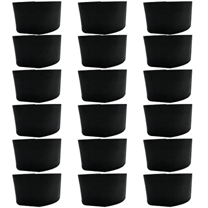 Funeral Mourning Band,Kabcifea 18pcs Full Black Soccer Football Captains Armband,Elastic Adjustable Funeral Bands for Badges