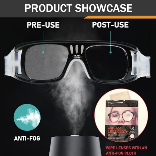 Sports Goggles Protective Safety Goggles Men Basketball Glasses for Basketball Football with Adjustable Strap
