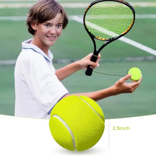 3 Pack Tennis Balls,High Elasticity Practice Tennis for Beginner,Training Balls