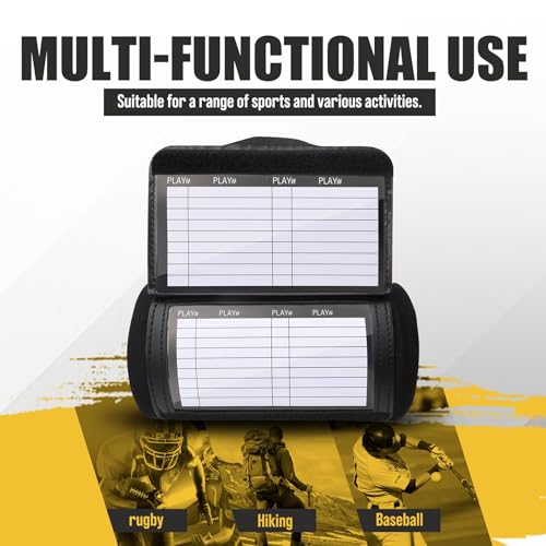 Football Play Wristband - Football Quarterback Play Wristbands for Adult and Youth 2/6/12/20 Pack - Softball Wristbands for Signs for All Sports with 3 Compartments - size: Youth