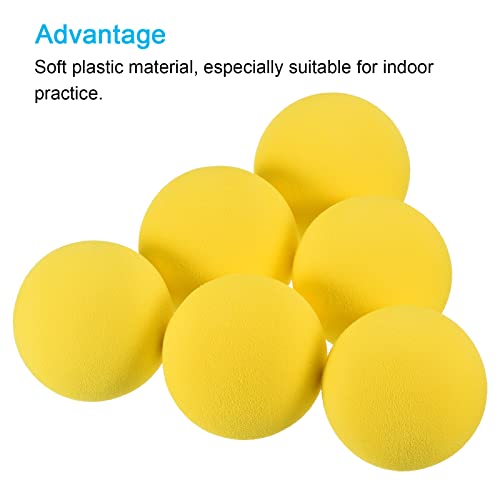 PATIKIL Golf Foam Ball, Sponge Exercise Flight Swing Practice for Indoor Training - color: Yellow