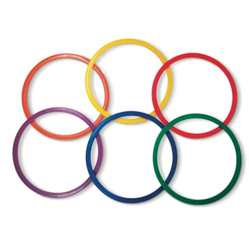 Palos Sports Speed and Agility Flat Hoops - Set of 12-14", 20" or 24" Rings - size: 14 inch