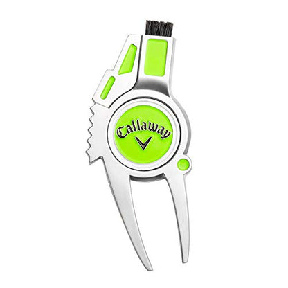 Callaway 4-in-1 Golf Divot Repair Tool - color: Lime