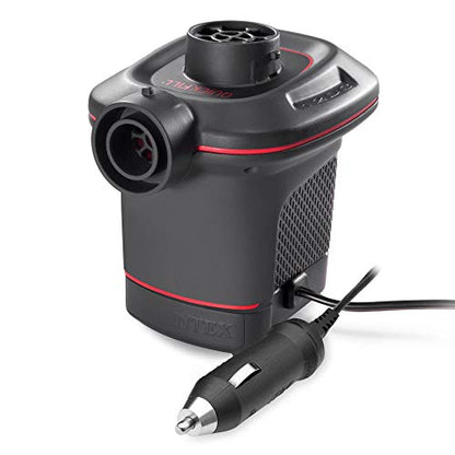 INTEX QuickFill Electric Air Pump: Inflates and Deflates Air Mattresses, Inflatable Kayaks, Boats, Toys - size: 23.0CFM, style: Car Plug - 12v Dc