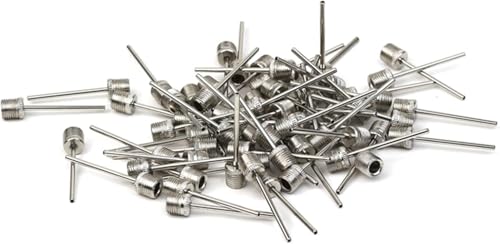 6Pcs Stainless Steel Balls Pumps Inflation Needle Air Inflate Pumps Needle for Basketball Soccer Balls Volleyball Pumps Inflation Needle Basketball Football Air Pumps Accessories