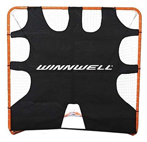 Winnwell Shooting Target Lacrosse Net - Shooting Practice Targeting Tutor, Rebounder & Trainer Tarp, Indoor & Outdoor Goalie Practice Equipment for Shot Accuracy