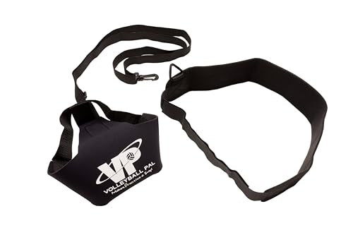 Tandem Sport Volleyball Pal - Rebounder Serve Trainer - Volleyball Training Equipment for Solo Practicing - Returns Ball After Every Swing - Adjustable Elastic Cord and Waist Strap