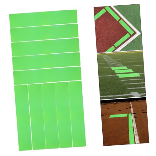 HANABASS 10pcs Football Training Signs Landmark Mat Markers Basketball Court Marking Kit Tennis Training Aids Sports Court Carpet Markers