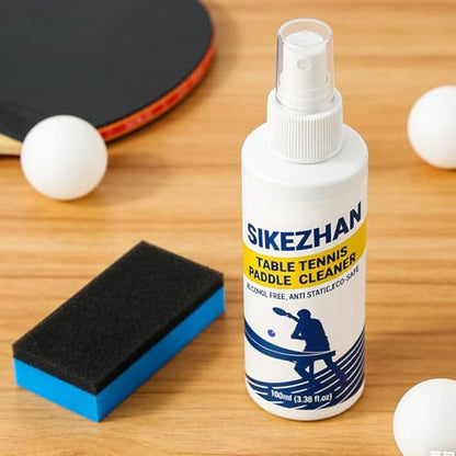 Table Tennis Paddle Cleaner | 100ml Dirt Removal Liquid | Table Tennis Paddle Cleaner Spray - for Optimal Spin & Control Eliminate Dirt & Dust Men Women Gym Sports Maintenance