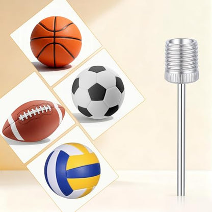 8Pcs Needle Inflating Ball Tire Pump for Portable Tire Inflator, Air Pump Needles for Balls, Air Compressor Adapter Kit for Inflatables, Sport Balls, Bicycles, Bike and Inflator Adapter Kit