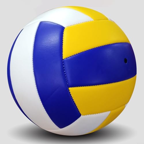 FABULETTA Official Size 5 Volleyball for Indoor, Outdoor & Beach Play – Soft-Touch PVC Construction with Machine-Stitched Durability, Suitable for Beginners to