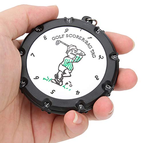 2pcs Golf Stroke Counter 18 Holes Score Counter Device with Key Chain Portable for Score Tracking Golf Accessory Easy to Use