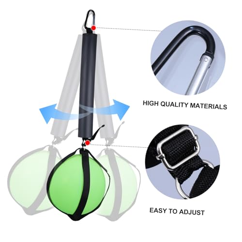 Sosoport 2 Pcs Volleyball Straps Adjustable Basketball Hoop Neoprene - color: Blackx3pcs, size: 80x5 cmx3pcs
