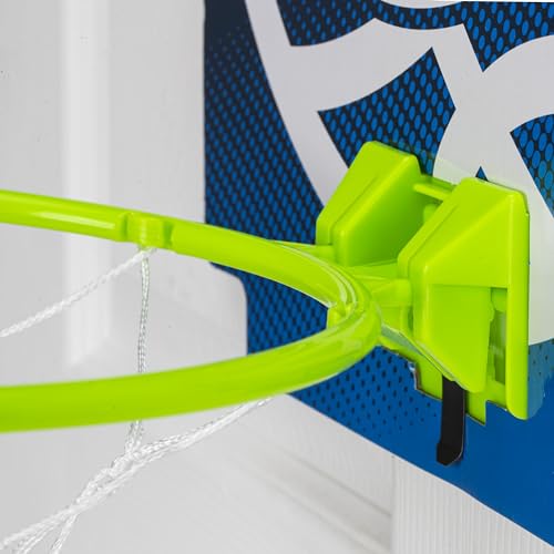 Nerf Mini Over the Door Basketball Hoop - Nerfoop Indoor Basketball Hoop for Kids - Toy Door Basketball Hoop + Mini Foam Basketball Game Set - Perfect for Bedroom Indoor Basketball - Green