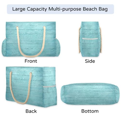 Beach Bag Waterproof Sand-proof Canvas Tote Lightweight Shoulder Bag Suitable for Family outdoor travel - color: A1