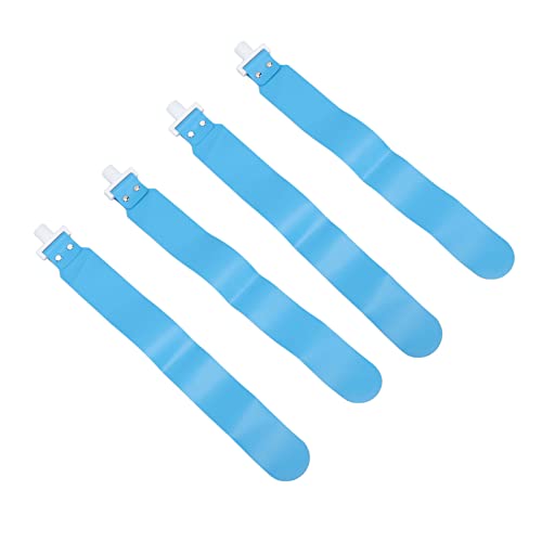 Adjustable Flag Football Set, 5 PCS PP Flag Football Belts with 2 Flags and D for Youth Adults Training, Games and Sports Activities (Blue)