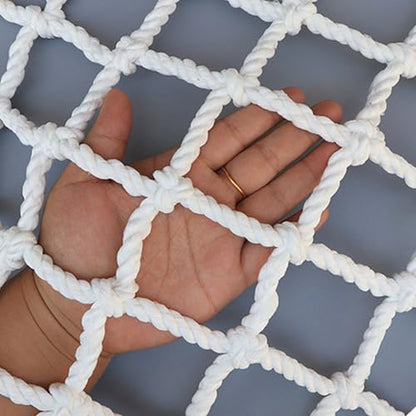 Basketball Return Net, Basketball Rebounder Net Yard Guard for Shooting Practice Hoop, Outdoor Nylon Protective Construction Safety Net, 3cm Mesh Spacing
