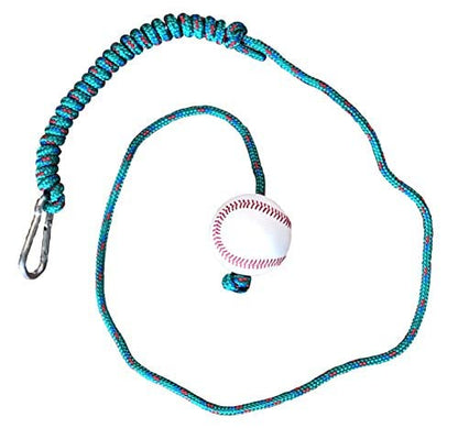 The Original Hitting Rope Baseball Adjustable Batting Training System - Combines Tee and Front Toss Into One Easy Drill - Develop Better Hitting Skills