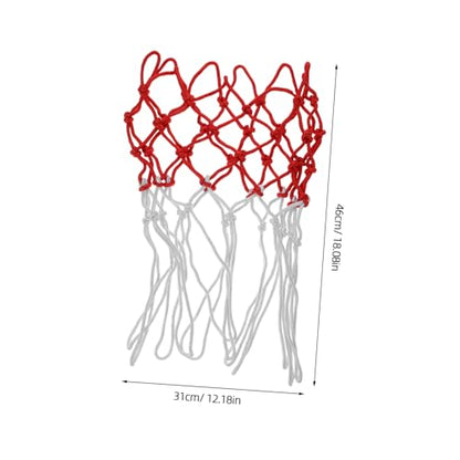 Toddmomy 2pcs Heavy Duty Basketball Net Thick Outdoor Basketball Frame Replacement and Wear-Resistant Fits Standard Hoops for Indoor and Outdoor Use