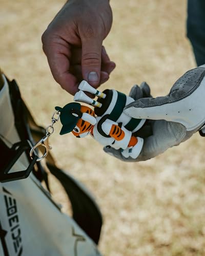 Animal Caddy Golf Tee Holder, Includes 8 Golf Tees, Fun Golf Accessory for Men & Women, Golf Gift - color: Green, style: Tiger Caddy