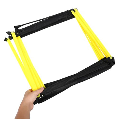 NOLITOY Agility Ladder for Sports Training and Football Speed Ladder Nine-Square Rope Design Portable Foldable for Footwork and Agility Drills