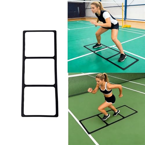 3 Rung Agility Ladder Built from Soft Silicone for Speed Training and Movement Exercises in Soccer Basketball Fitness