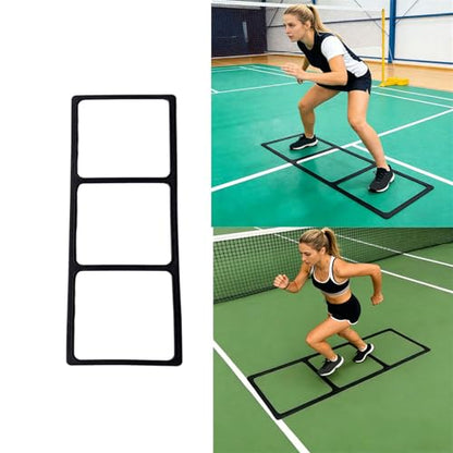 3 Rung Agility Ladder Built from Soft Silicone for Speed Training and Movement Exercises in Soccer Basketball Fitness