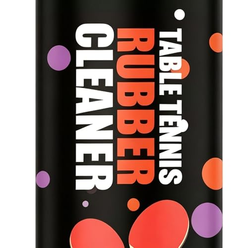 Table Tennis Rubber Cleaner - Quick Dry Spray Wipe, 250ml Maintenance Agent with Fast Acting, Sports Equipment, Care Accessory, Restoration Tool for Removing Dust Dirt and Enhancing Paddle Control