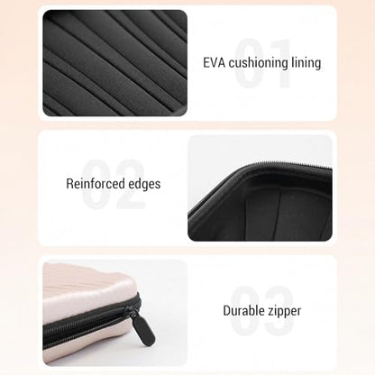 HUIOP Pong Paddles Hard Case Table Tennis Racket Bag Table Tennis Bat Cover