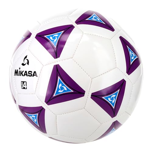 Mikasa Serious Soccer Ball - color: Purple/white, size: 4