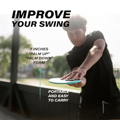 Bandit Sports Swing Disk Baseball Swing Trainer, Baseball Hitting Trainer Disks for Improving Baseball Swing, Baseball Training Equipment to Analyze Swing and Improve Batting Mechanics - size: Pack of 3