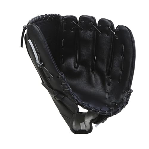 POPETPOP PU Thickened Baseball Glove for Infielder Training Mitt Shock-Absorbing Breathable Anti-Slip Flexible Sports Glove for Youth Beginners
