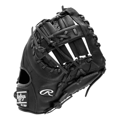 Rawlings Gamer Contour Series Utility Baseball Glove | Youth | Travel | Infield | Outfield | First Base | Black | Right Hand Thrower | Left Hand Thrower - size: 12.25"
