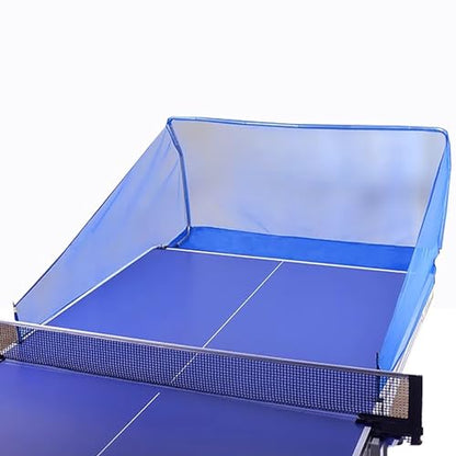 Table Tennis Ball Catch Net Table Tennis Catch Net-Attaches to Ping Pong Table, Practice Net for Ball Collection During Table Tennis Robot, Serve or Multi-Ball Training