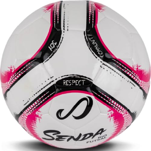 Senda Rio Premium Training Low-Bounce Futsal Ball, Fair Trade Certified - color: Pink, size: 4