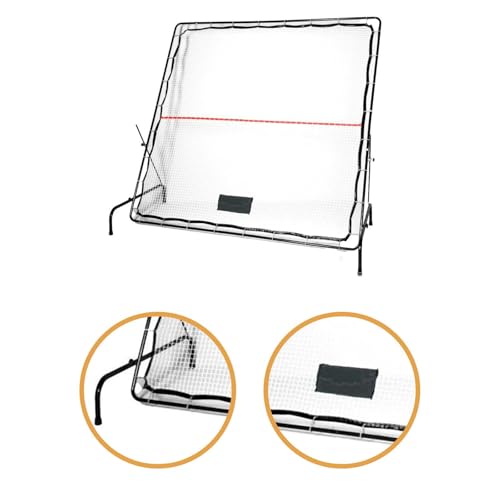 Tennis Rebounder Net - 81.1"x41.3"x78.7" Solo Practice Wall with Waterproof Iron Frame & PP Net for Backyard, School, Park