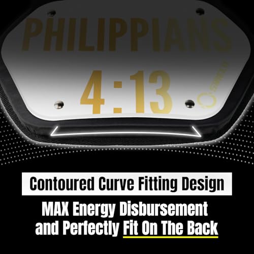 O Shield Golden Cross Chrome Football Back Plate, Lower Back Pads for Football Players, Rear Protector, Cross Series - size: Youth (Weight less than 180 Pounds), style: Philippians White