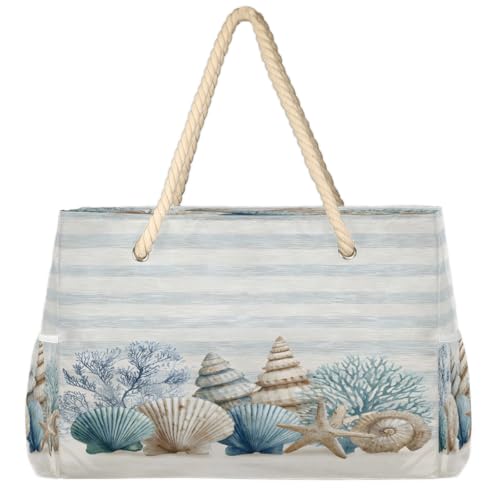 Beach Bag Waterproof Sand-proof Canvas Tote Lightweight Shoulder Bag Suitable for Family outdoor travel - color: C7