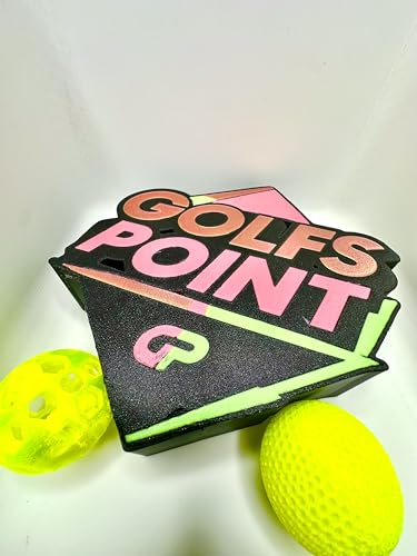 Golfs Point Practice Golf Balls, 3 Pack, TPU Material, Soft for Indoor or Outdoor Training