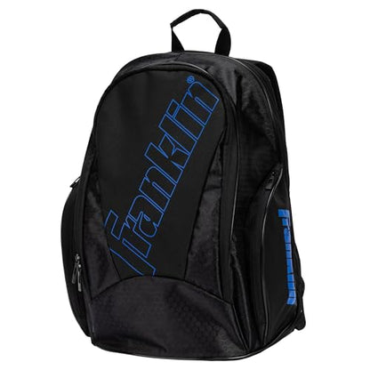 Franklin Sports Junior Pickleball Backpack - Deluxe Competition Pro Pickleball Paddle Bag for Gear + Equipment - Compact Men's + Women's Backpack for Paddles, Balls + Accessories
