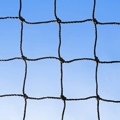 Baseball Backstop Nets | Professional Grade Sports Netting Available in 82 Sizes - 100% Weatherproof with Overlocked Edges - size: 10' x 100'