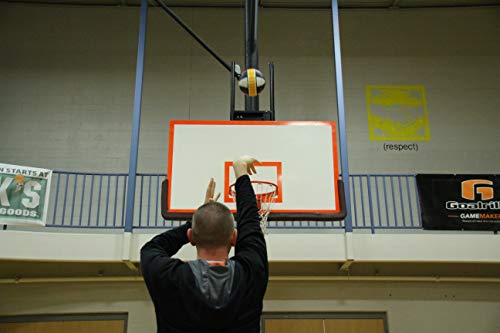 The Shooting Coach® Training Basketball, Improve Shooting Form and Develop The Perfect Jump Shot with Every Release, Identify Proper Release and Rotation and Fix Bad Shooting Habits (Men's)