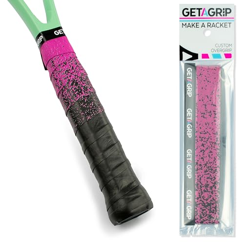 Get A Grip Racket Overgrips – Anti-Slip Tennis Grip Wrap, Sweat Absorbent & Quick-Dry Handle Tape for Tennis, Padel & Pickleball - color: Looking Sharp, size: 1 Grip