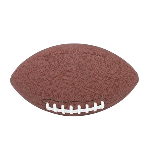 Youth Football Junior Football Kids Built to Last PU Material Size 9 with Exceptional Bounce for Matches Training Recreational Play (Brown)