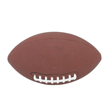 Youth Football Junior Football Kids Built to Last PU Material Size 9 with Exceptional Bounce for Matches Training Recreational Play (Brown)