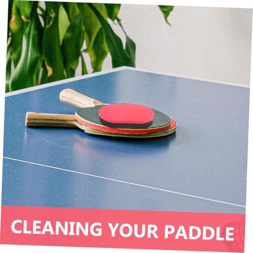 Totority 2pcs Pong Table Cleaner Paddle Cleaners Quick Eraser for Paddles Table Tennis Racket Clean Removers Portable Wipes Tool